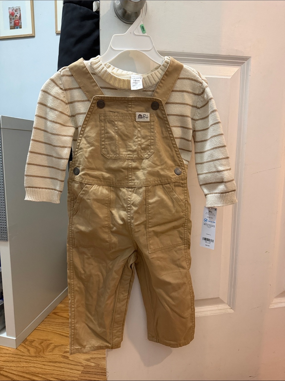 Carter's Tan Kids Overalls